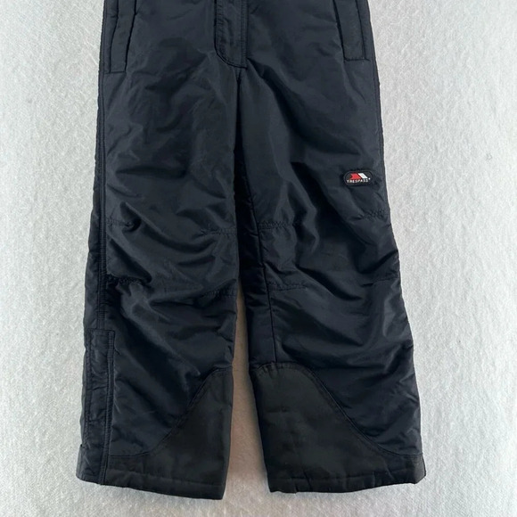 Trespass Bib Overall Pants Kids Size 5/6 Insulated Ski Snowboard Winter Black - Picture 4 of 12